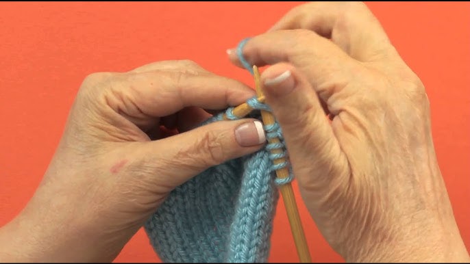 Slip 2 stitches together, knit 1, pass slipped stitches over /  Sl2tog-k1-psso - YouTube