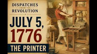 The Man Who Printed Freedom | Dispatches from the Revolution: July 5, 1776: