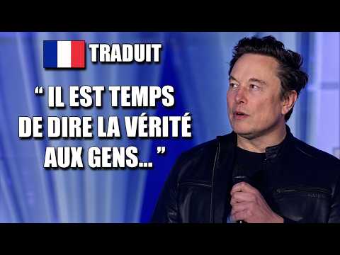 La conférence INEDITE d'Elon Musk est DINGUE : 'vous n'avez aucune idée de ce qui arrive'