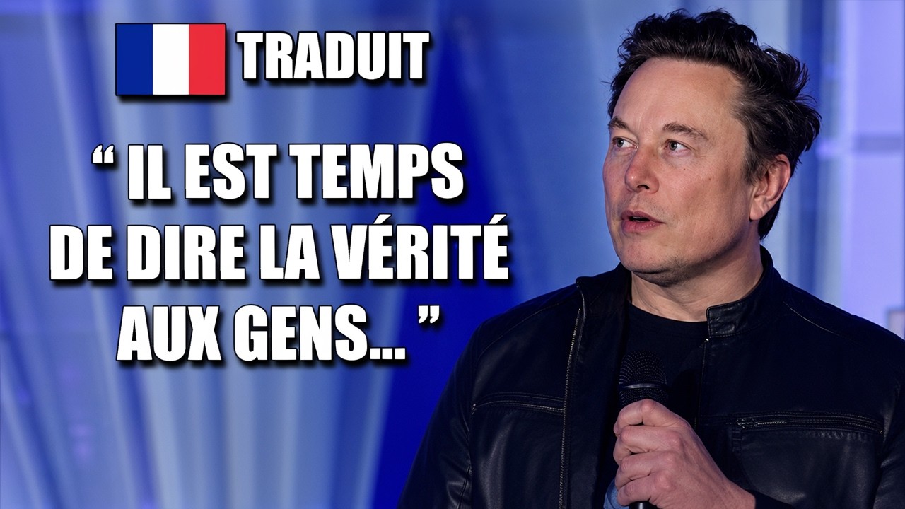 La conférence INEDITE d'Elon Musk est DINGUE : 'vous n'avez aucune idée de ce qui arrive'