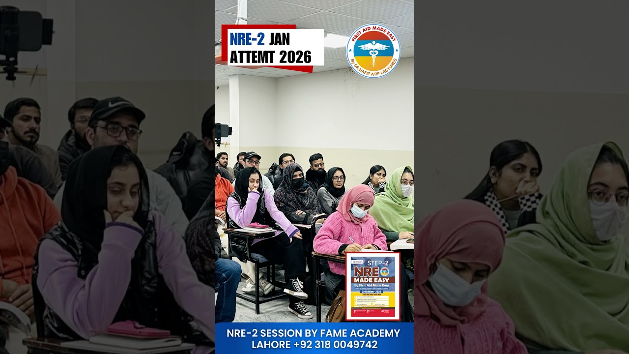 🚨 NRE-2 Session 2026 January Attempt by First Aid Made Easy Academy 🚨