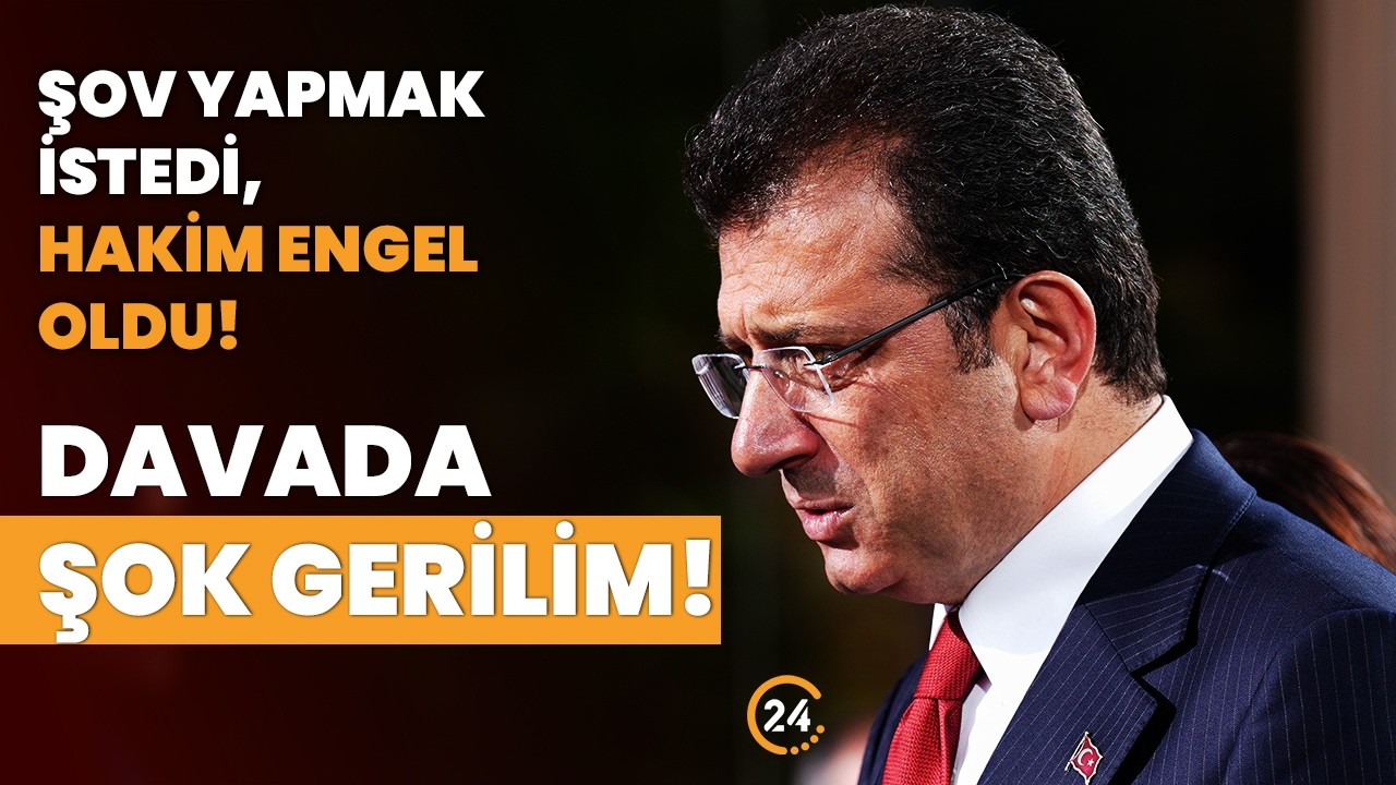 Şok Gerilim! İmamoğlu Tribünlere Şov Yapmak İstedi, Hakim Engelledi
