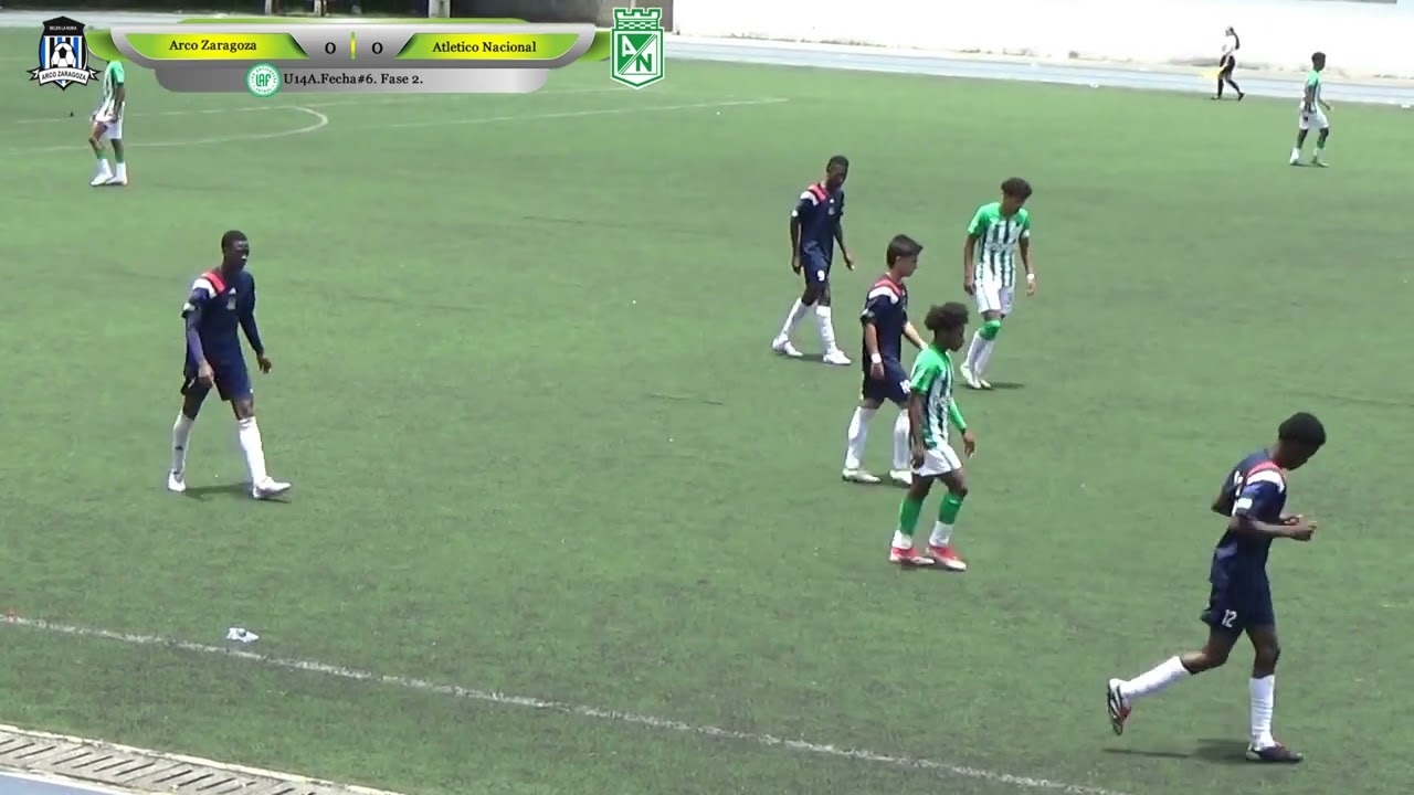 U14A. Arco Zaragoza Vs Atlético Nacional. LAF. Fecha#6. Fase 2.