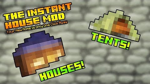 The Instant House Mod - Recipe Video [1.6.4 - Forge] for V.1_02.03