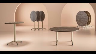 Hi5 Furniture's Gateway 60" Folding & Nesting Table Demonstration