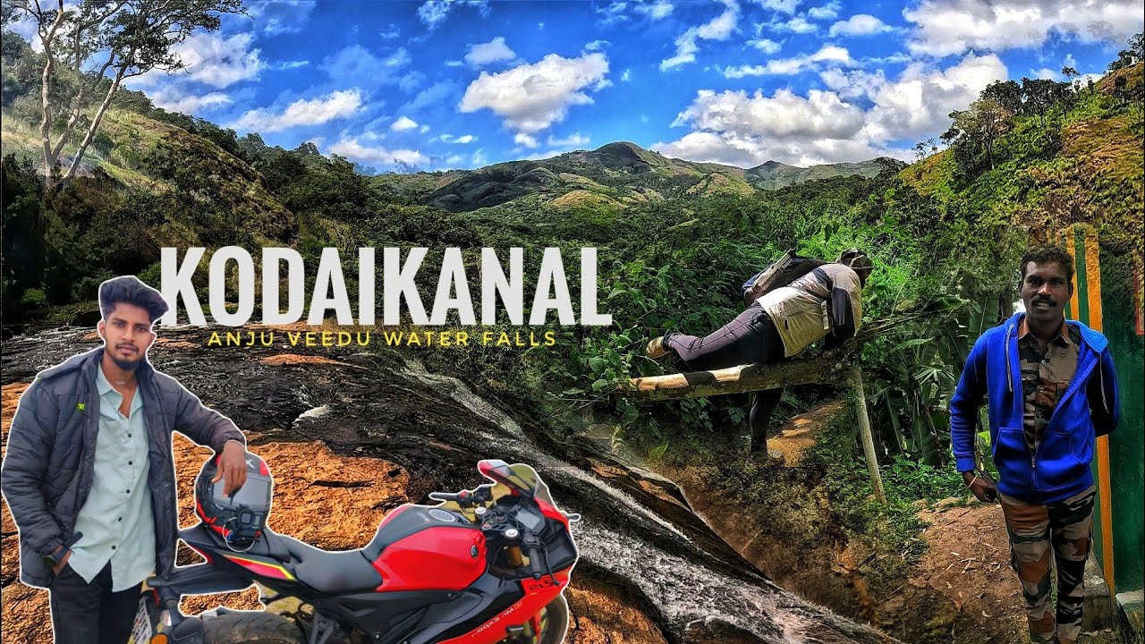 Kodaikanal🌿 || Anju Veedu Water Falls🍃 || 1st Moto Vlog 😍 || EP - 02 || Pondicherry || @Mr_Expo__