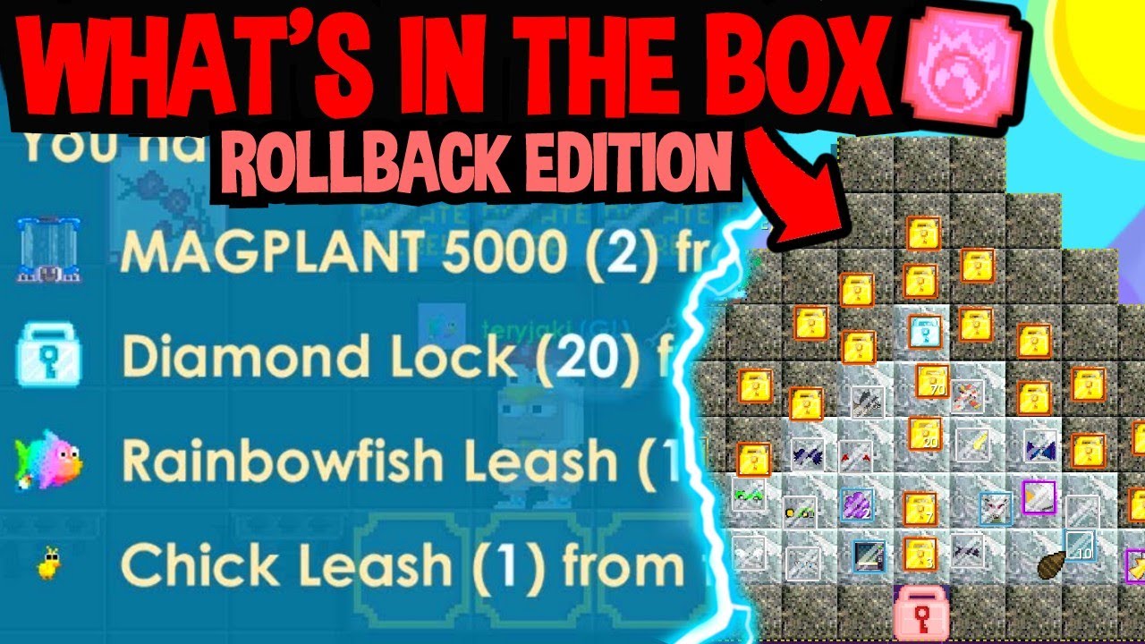 WHAT'S IN THE BOX [ROLLBACK EDITION] - Growtopia