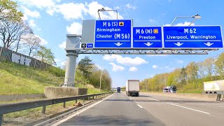 Drive THROUGH Manchester M602,  M62 , M6, and m56 motorway to Cheshire oaks designer outlet