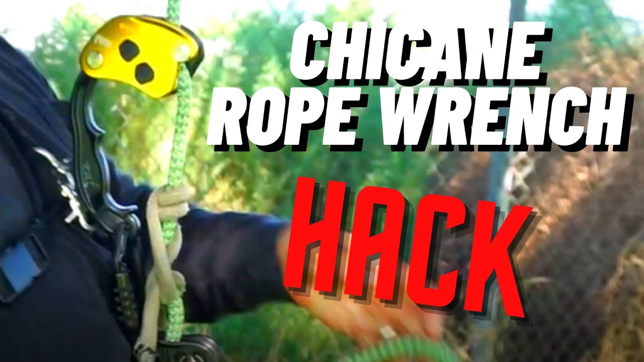 Turning The Petzl Chicane Into a Rope Wrench YouTube