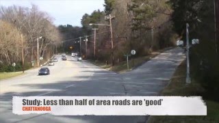 Study: Less than half of Chattanooga roads in good condition