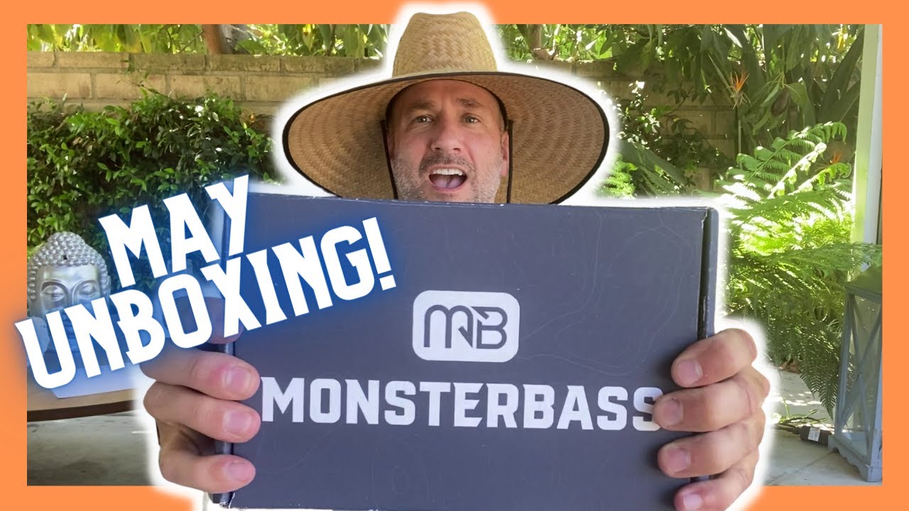 MONSTERBASS May 2021 Unboxing  The BETTER Fishing Subscription Box 