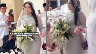 Ketibaan pengantin perempuan yang akan menjadi milik fazziq muqris selamanya