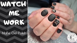 Watch Me Work | Matte Black Gel Polish