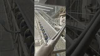 Belt conveyor in gravel aggregate production line