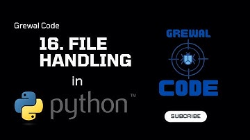 16 File Handling in python | python for cyber secuirty
