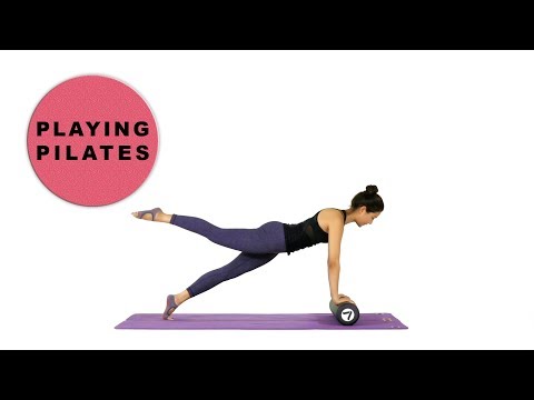 [Playing Pilates]폼롤러 스트레칭과 복근운동 14 min★Form Roller Stretching ABS Workout