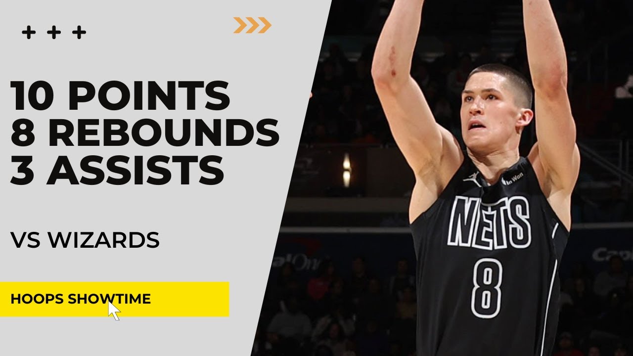 Егор Демин: 10 очков, 8 подборов, 3 передачи в матче против «Уизардс» в сезоне НБА 2025-2026.