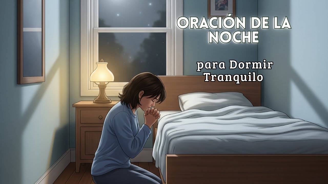 😴 ORACIÓN de la NOCHE para Dormir Tranquilo | Descansa en Dios 📖🙏 Paz y ...