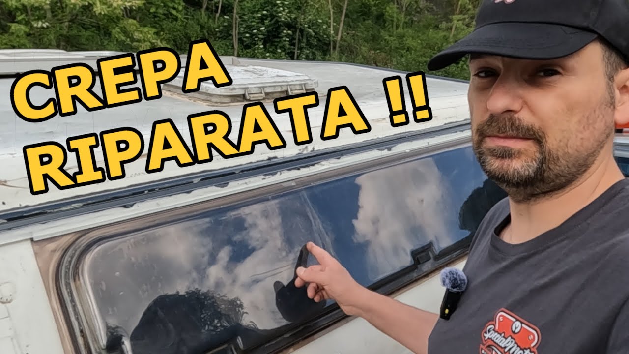 Riparazione Finestra Camper - Saldatura con PMMA