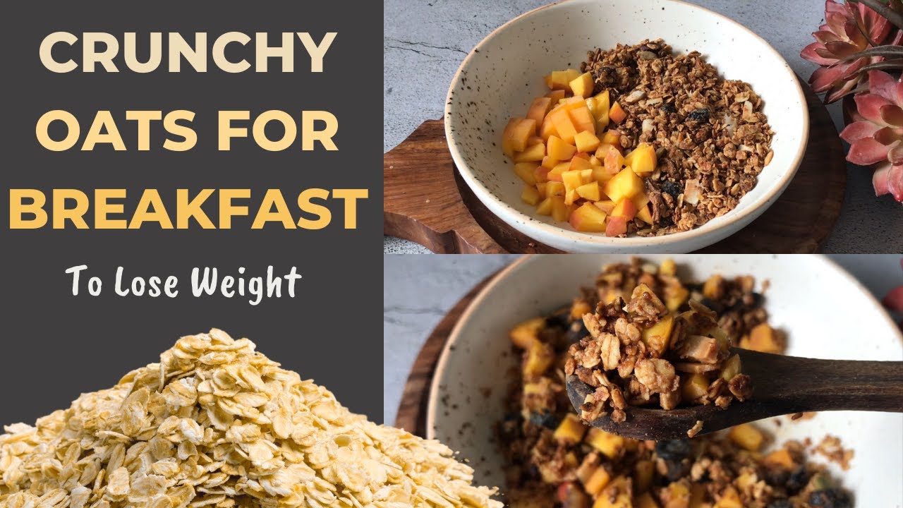 Crunchy ragi and oats breakfast bowl