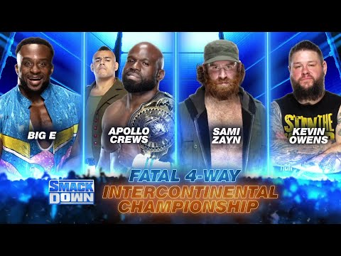 Apollo Crews defends the Intercontinental Title in a colossal Fatal 4-Way this Friday