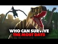 Whoever Can Survive The Most Days in Jurassic Park in Hardcore Minecraft Wins