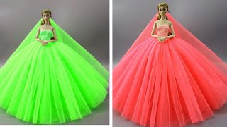 Disney Princess Doll Makeover Diy Miniature Ideas For Barbie - Wig Dress Faceup And More Diy