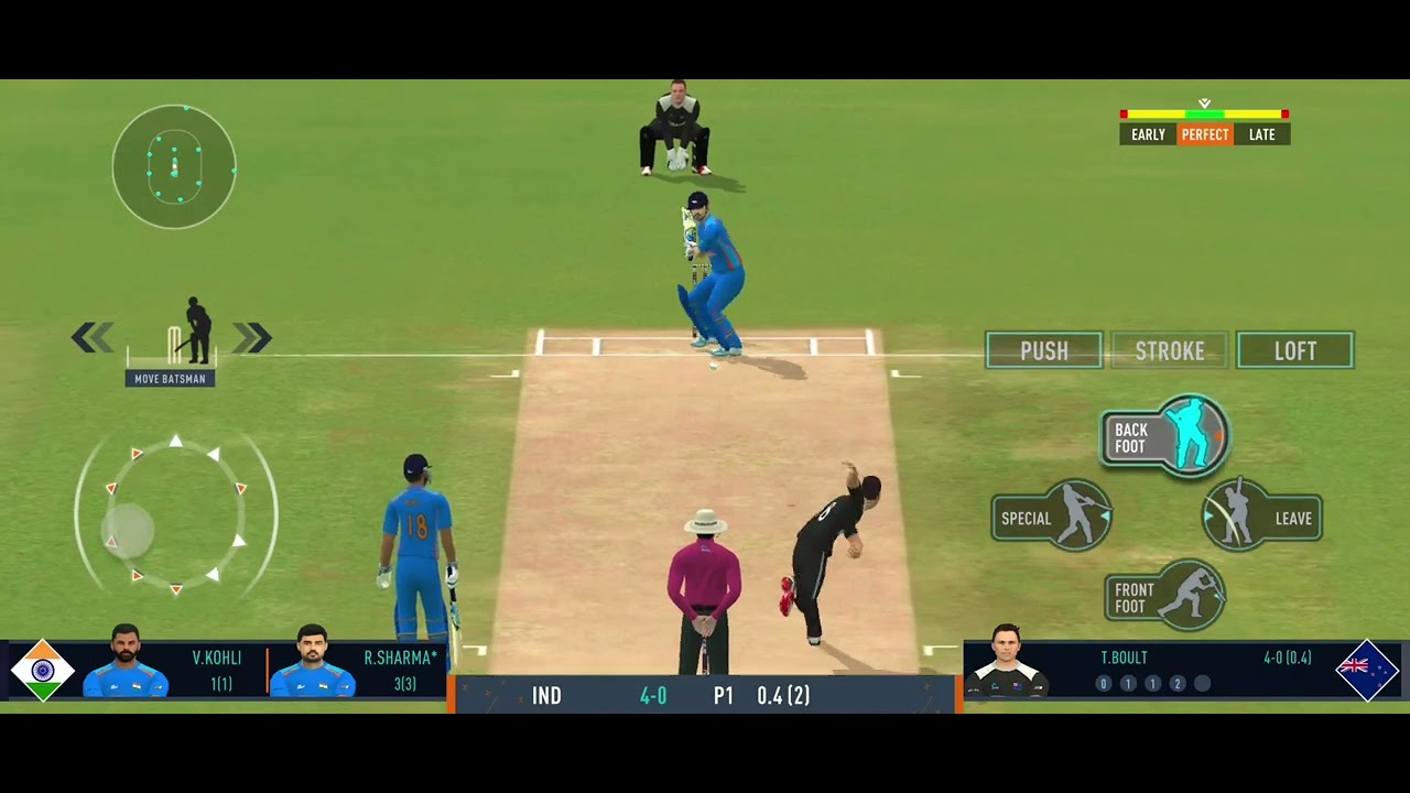 Real cricket game/ India vs New Zealand 