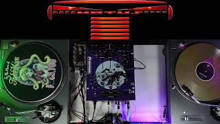 Dark Drum & Bass Vinyl Set - Motus live @Cyndicut Radio - Omnitronic FX-524 BAT