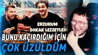 EFE UYGAÇ ALİ BİÇİM ERZURUM SOKAK LEZZETLERİNİ DENEDİK İZLİYOR @bicimali @MesutCanTomay