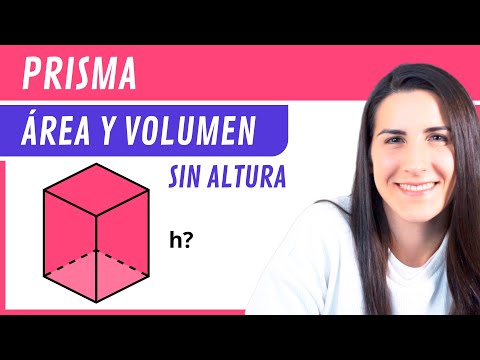 Área y Volumen del PRISMA sin conocer su Altura 🧃 Cuerpos Geométricos