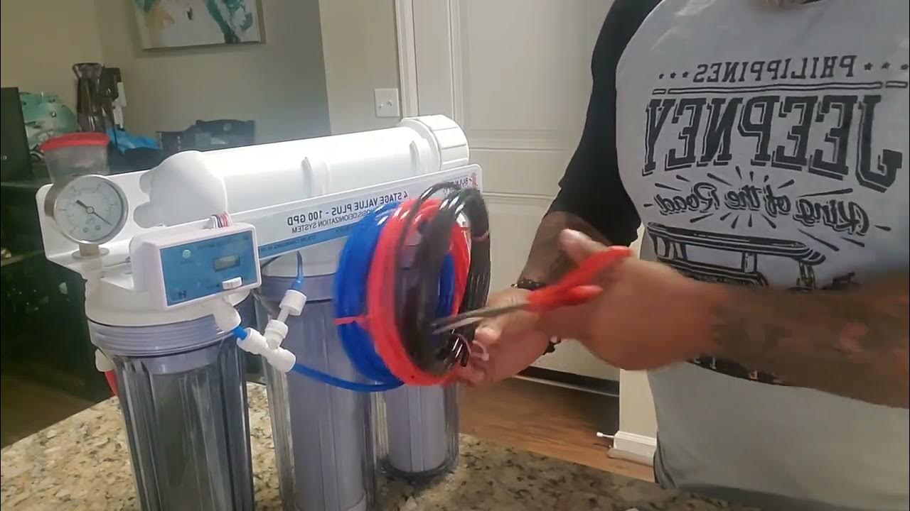 BRS 4 stage RODI installation in arpt - YouTube