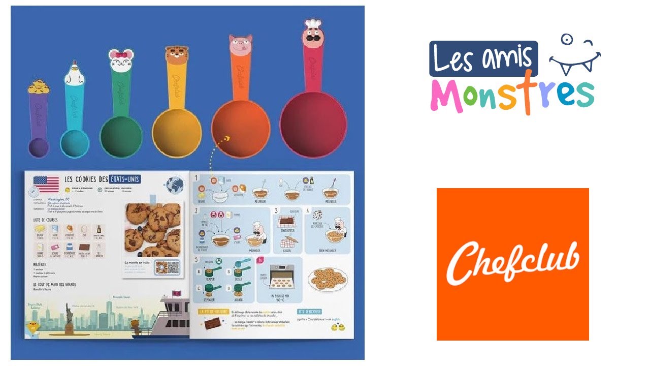 Le coffret Chefclub Kids - Boîte ou accessoire - Chefclub, Livre