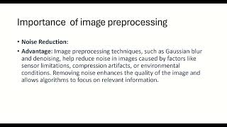 Image Prepocessing Video - Slide 08 (Part 1)