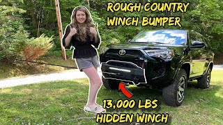 5th Gen Toyota 4Runner Rough Country Bumper and Winch install Wrecked 4Runner Part 8