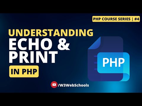 Echo & Print in PHP | PHP Tutorial in Hindi | PHP Course Series