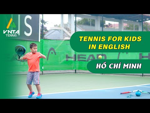 Video Lớp học tennis trẻ em bằng tiếng anh tại hà nội và... - YouTube