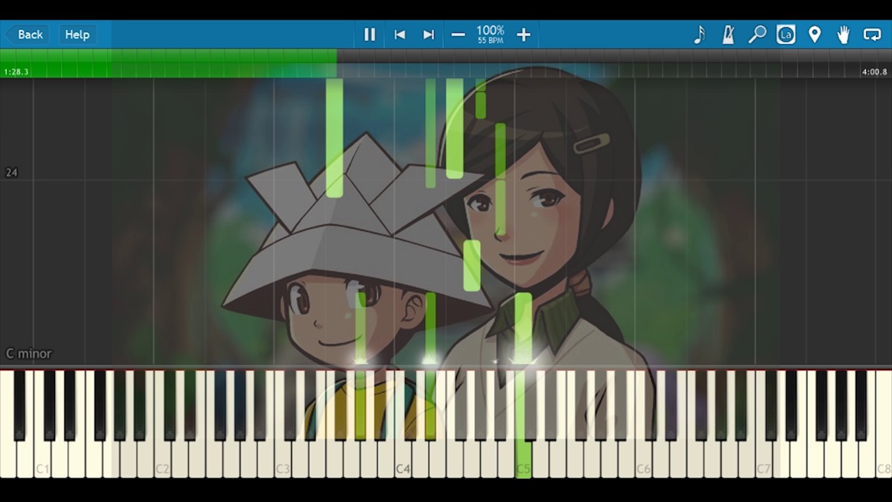Rakuen - Kami Kabuto Hero (Piano Arrangement) (Synthesia)