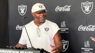 Raiders defensive passing game coordinator Joe Woods on generating takeaways