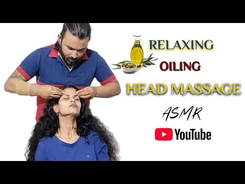 Relaxing Oiling Head Massage ASMR | Deep Sleep & Stress Relief | ASMR With PJ | Indian ASMR