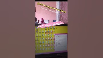 #How to hide any file /folder from desktop or anywhere in the computer 🖥️💻@ GIT COMPUTER INSTITUTE