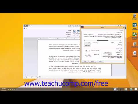 Windows 8.1 Tutorial Printing a Document Microsoft Training Lesson 7.6