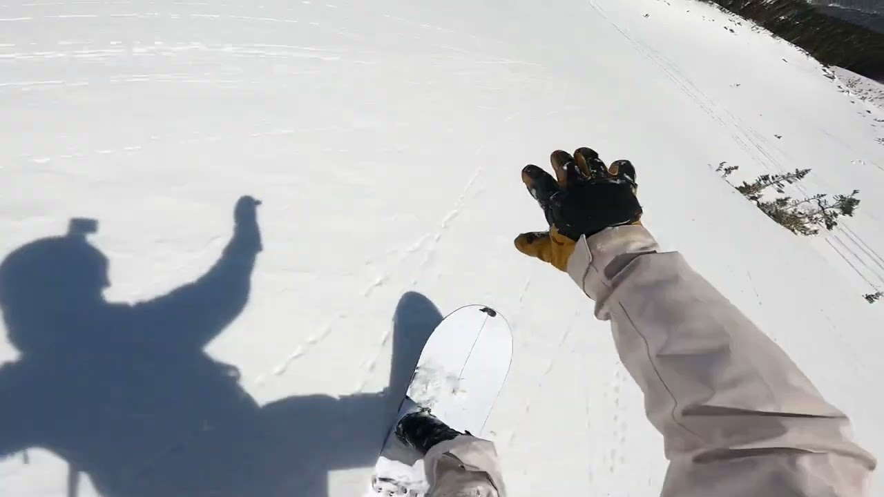 Short hand chute, berthoud pass splitboarding