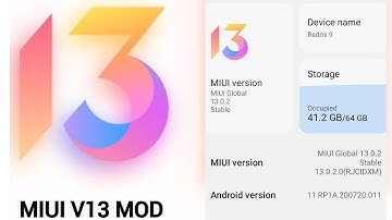 Review MIUI 13 mod Android 11 | Base on Miui 12.5.2 id for Redmi 9 Lancelot