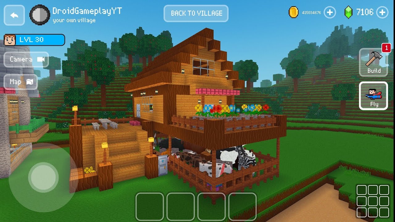 Survival Farm House - Block Craft 3d: Building Game - YouTube