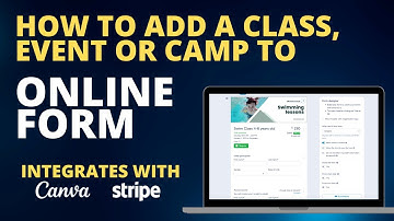 Adding Classes, Activities, and Programs to Online Forms