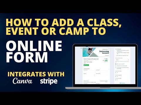 Adding Classes, Activities, and Programs to Online Forms