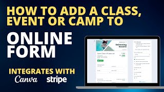 Adding Classes, Activities, and Programs to Online Forms