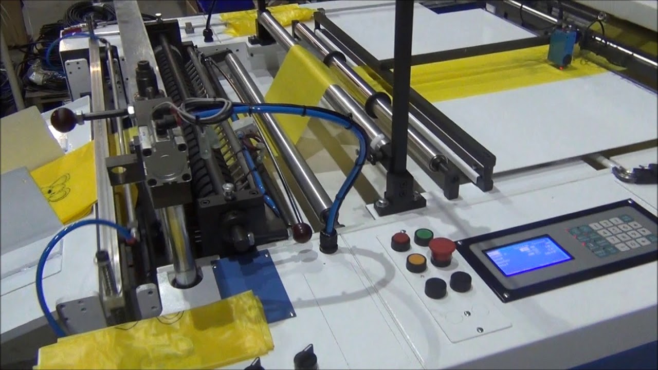 PVA WATER SOLUBLE BAG MAKING MACHINEJANDI'S204 YouTube