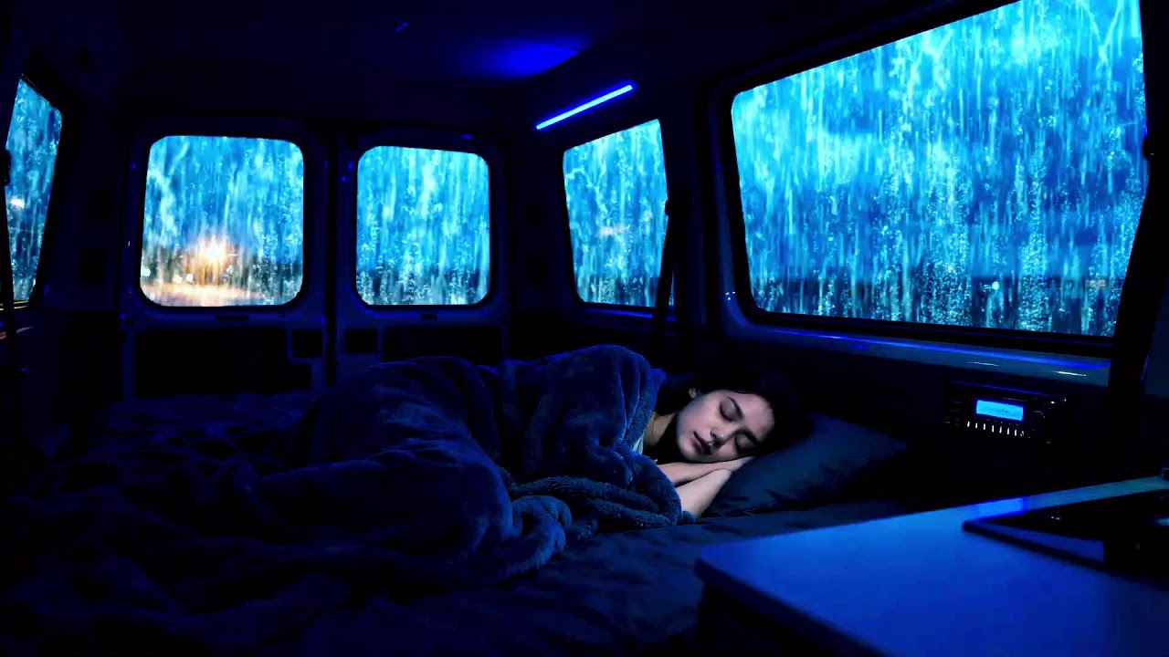 Cozy Car Storm Sounds – Deep Sleep and Calm Mind